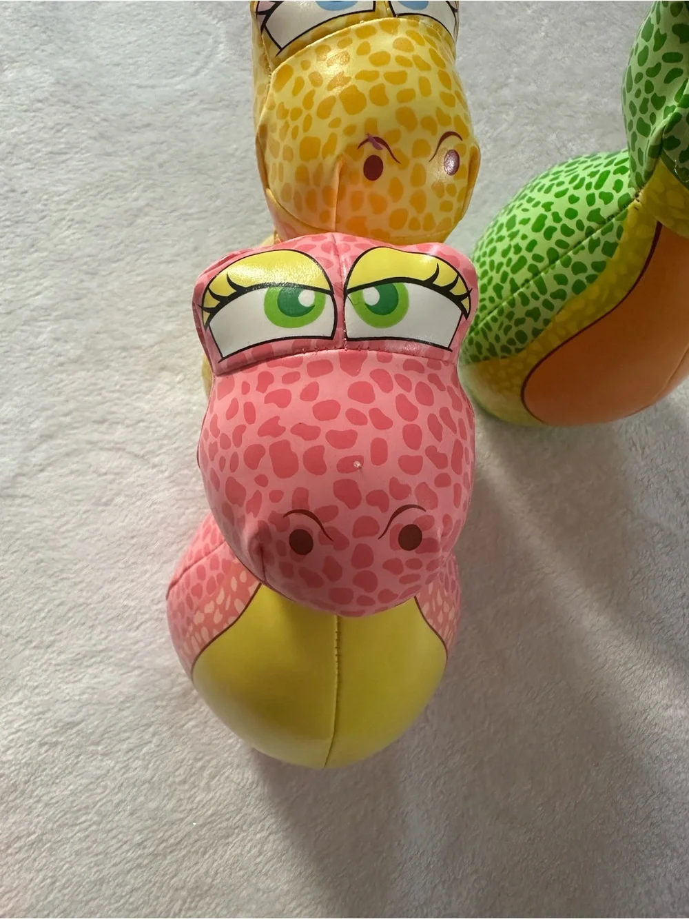 Lakeshore Baby Bowling Set Dinosaur Pins Dino Colorful Soft